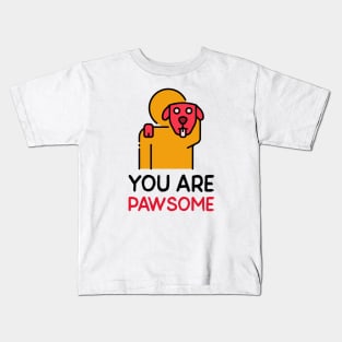 You Are Pawsome Kids T-Shirt